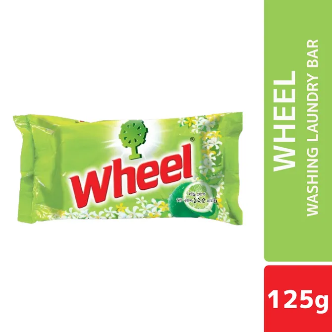 Wheel Washing Laundry Bar 125g 3