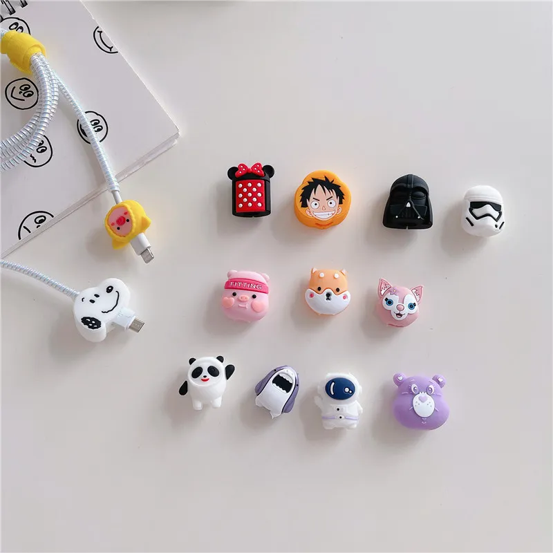 3D Cute Cartoon Designs Protective Case-2Pcs 3
