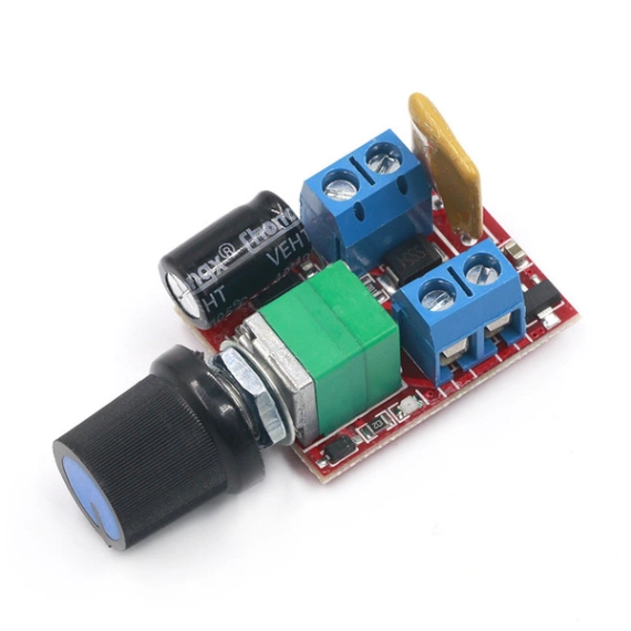 PWM DC motor speed regulator 5A speed switch 3V-35V speed adjustment switch function 3