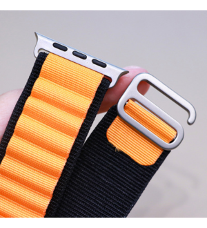 Metal Alpine Nylon Strap Band for KD99 ,HW8, DT8, S8 Max,T800, W68, TW8,HW8,Watch 8 Ultra, GS8 Ultra, N8, ZD8, Ultra Watch Series 8 Ultra Smart Watch Trail Metal Hook Loop Strap 42mm&#x2F;44mm&#x2F;45mm&#x2F;49mm 3