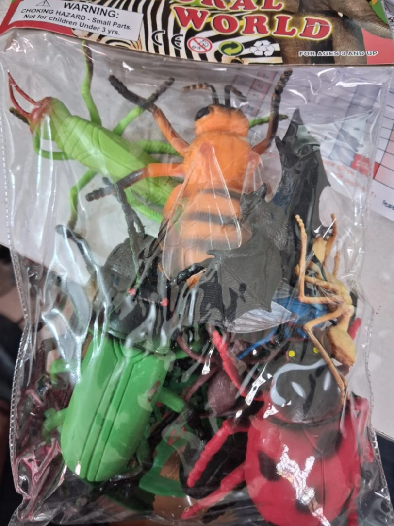 12 Pieces Enviromental Plastic Insects Animal Display Realistic Model Figure Kids Funny Trick Play Toys 4