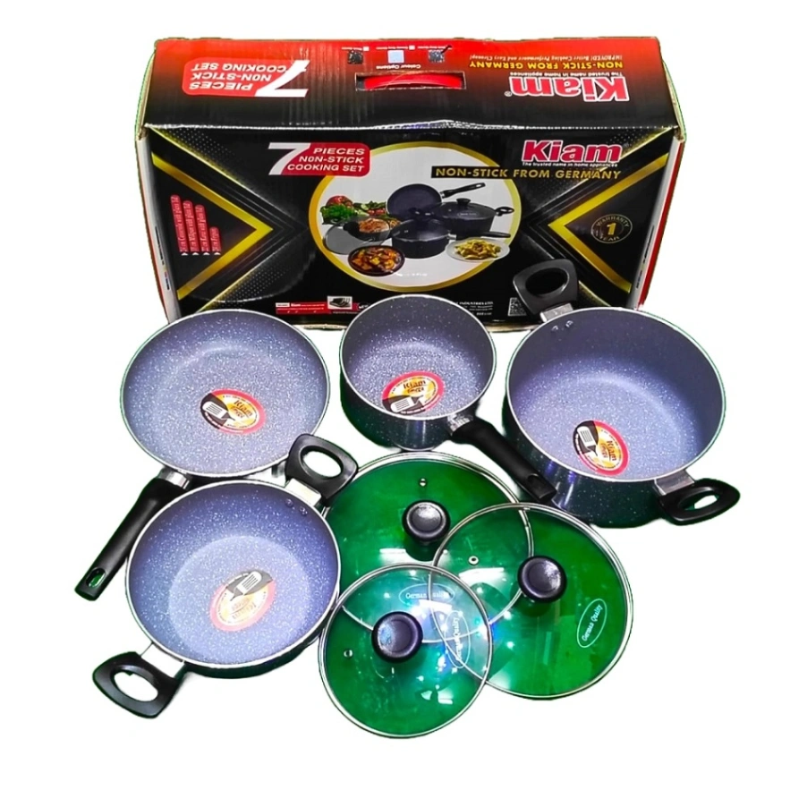 Kiam 7 Pcs Non-Stick Cooking Set (For Gas Stove) 3