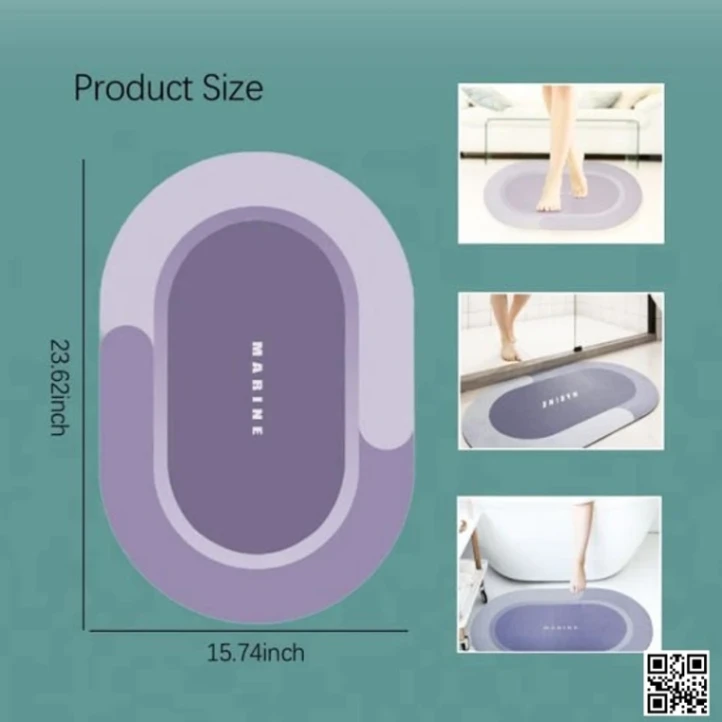 Water Absorbent Floor Mat (Ruber), Magic Floor Mat 5