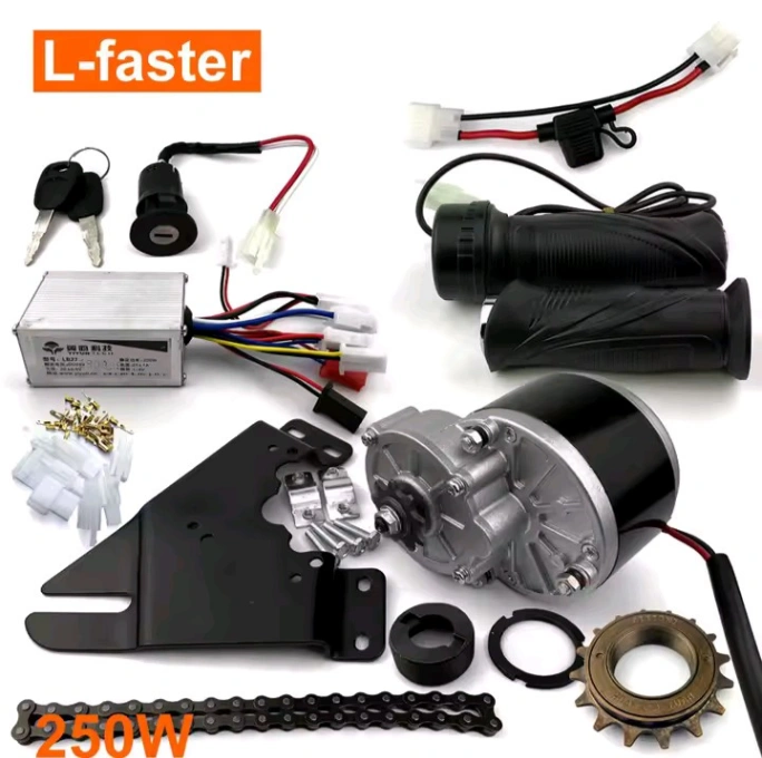 Electric bicycle side motor kit 24v 250w 1 set 2