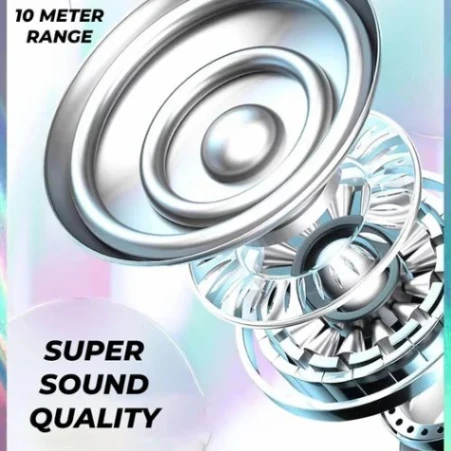 Wrader X808 Wireless Stereo Woofer Bass Cute Gift Astronaut Loud Portable Creative Active Bass Rgb Light Bluetooth Speaker 6