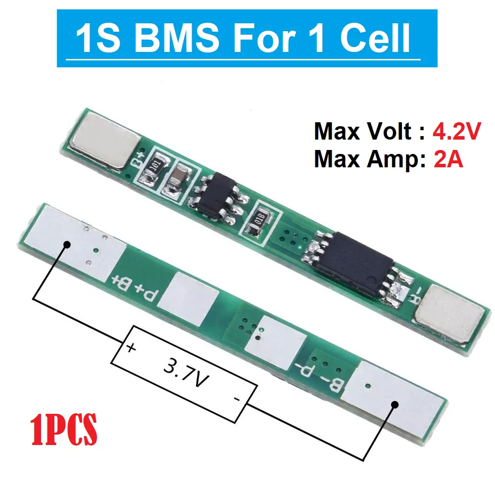 1S 3 7V 3A li ion BMS PCM protection board 1PCS 2
