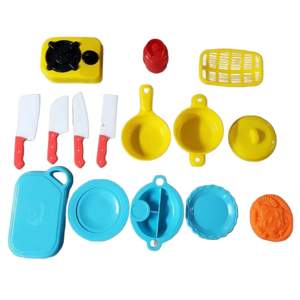 Kiddo Kitchen set for kids baby kitchen set Kiddo Kitchen 15 pcs Items