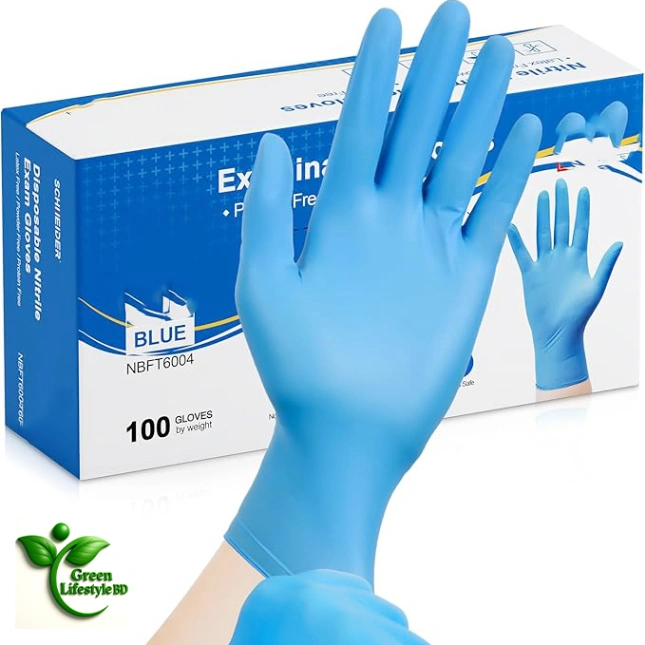 Medical Examination Gloves Powder Free For Household and Multipurpose use. 100 Pcs 3