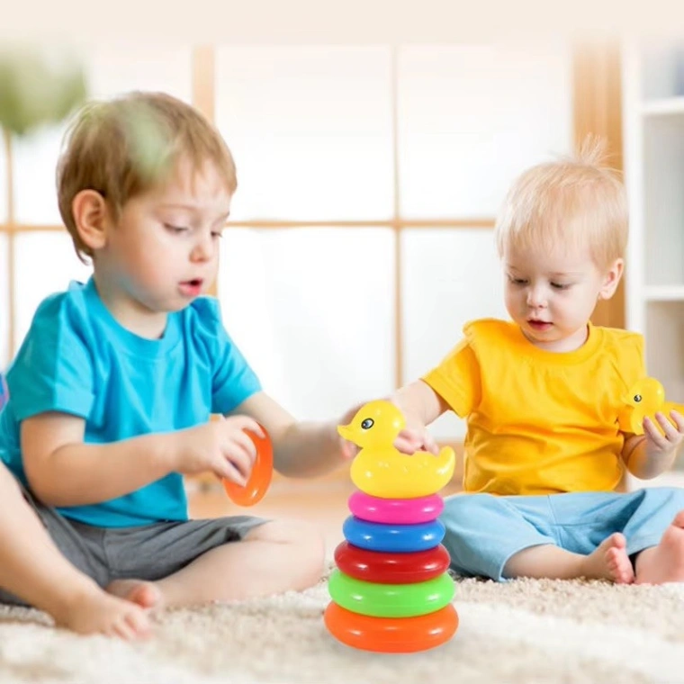 Rings Tower Baby, Colorful Rainbow Tower, Children Stacking Ring, Ring Stacking Pyramid Toy 4