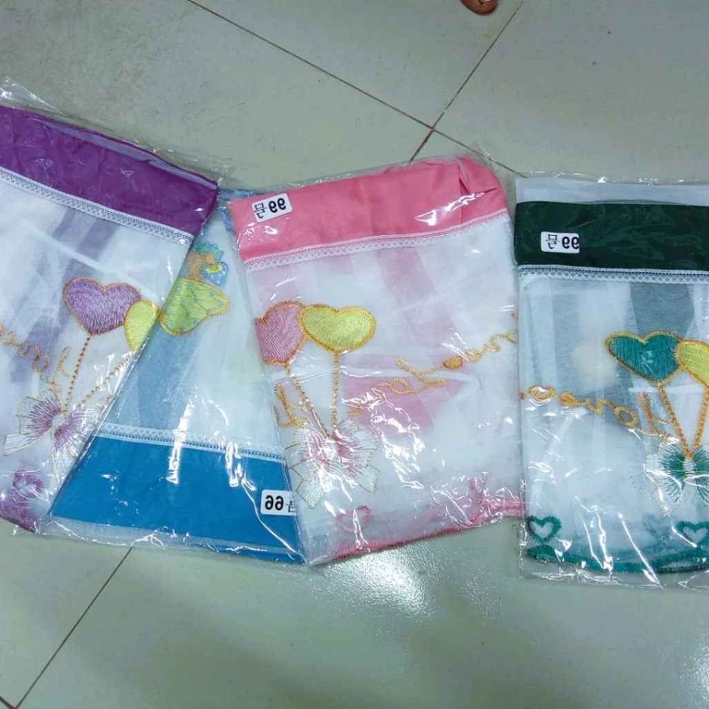 99cm/1Ton Embroidered Net Split AC Cover 7