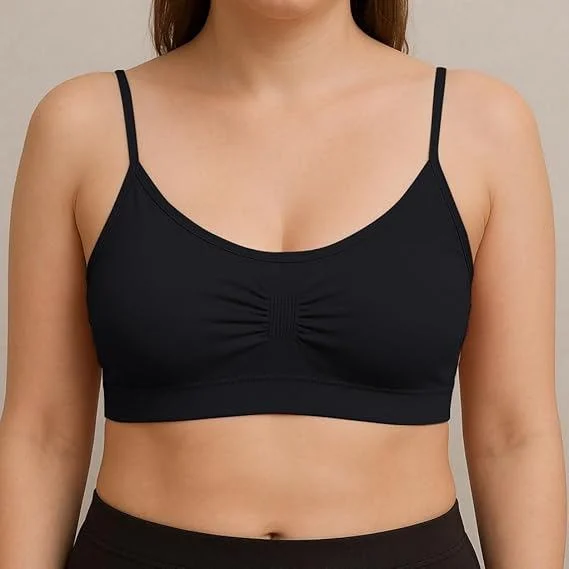 Sana Women&#x27;s Seamless Padded Wirefree Comfort Bra new model 1 PCS 2