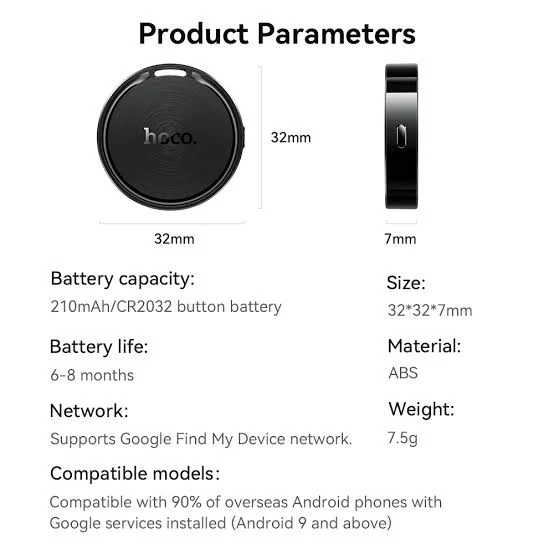 HOCO E96A Airtag Trackers for Android Phones. 7