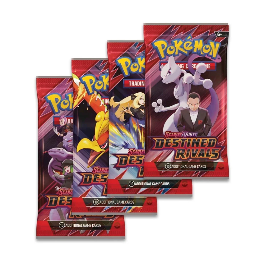 Pokemon TCG Trading Card Game Destined Rivals Booster Pack Box - 4 Packets 40 Cards 4
