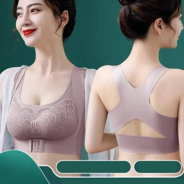 Chest Binder and Back Pain Relief Push Up Bra – Seamless Sexy Lingerie for Women 5