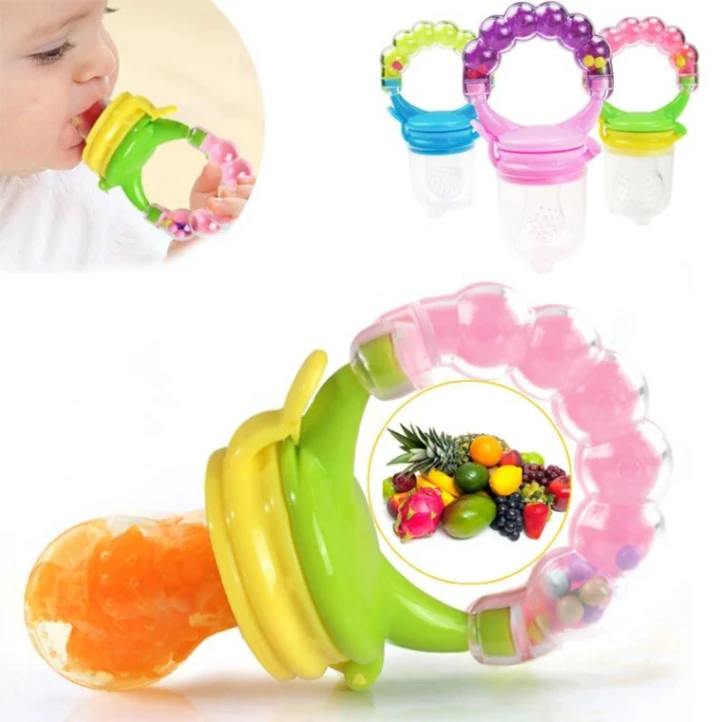 New Baby Food Feeder Soother Teether for Eating Fresh Fruit Vegetables Meat 4