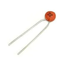25Pcs- 22pF 50V CERAMIC Capacitor Mini Ceramic Capacitor 22pF 50V Ceramic Disc Capacitor Non-Polarized Through Hole 2 Pin Leads Connections Leg 5