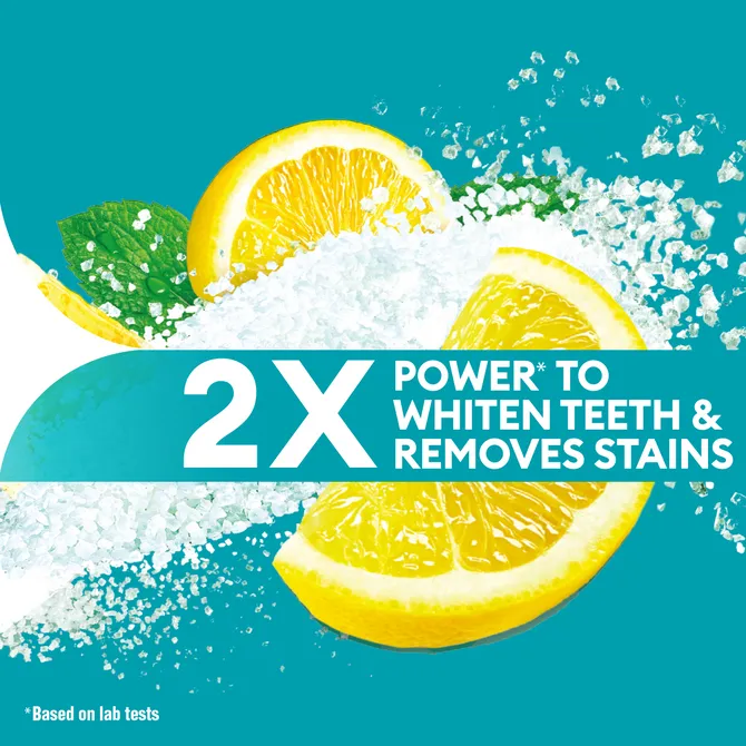 Closeup Toothpaste Lemon Sea Salt 140g 4