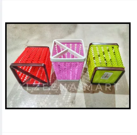 Cane pencil Holder SQ Multicolor 3pis 1