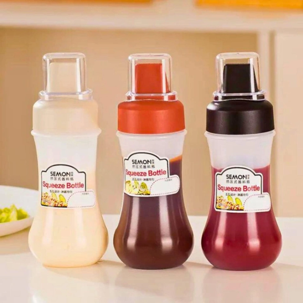 Squeeze Bottle Condiment Bottles Hot Sauce Dispenser Refillable Multipurpose Kitchen Tools 7