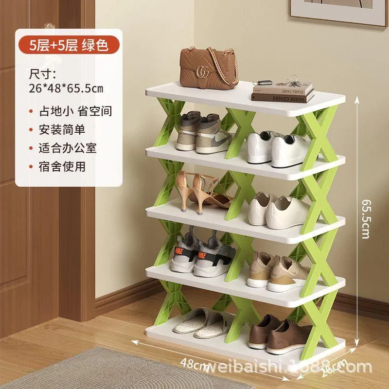 5 Layer Double Part Shoe Rack Organizer, Smart Foldable Shoe Rack 4