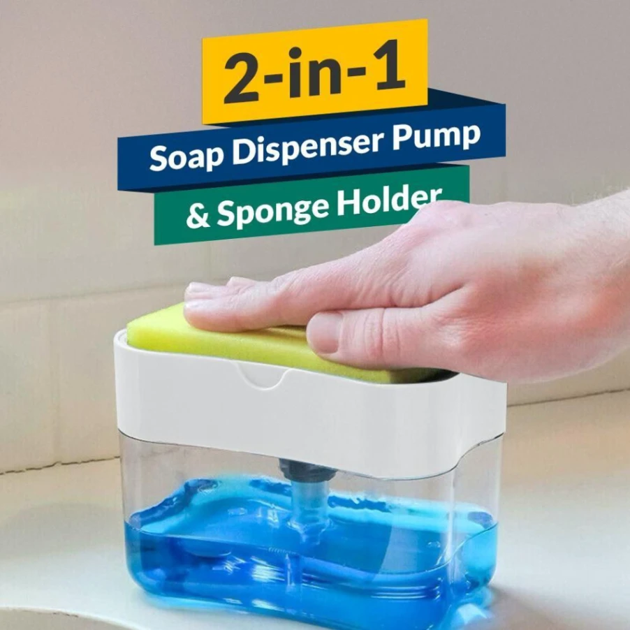 Soap Pump &amp; Sponge Caddy 6