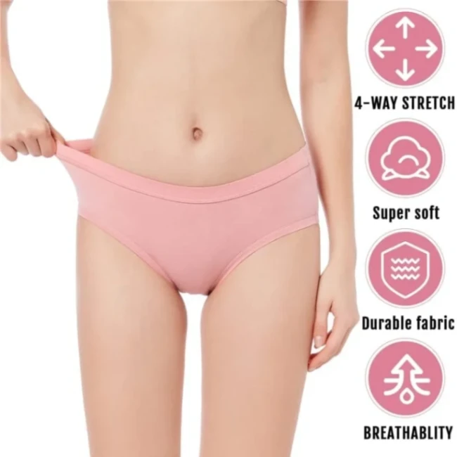 China Love Panty For Women, Women Cotton Panty Mid Waist &amp; Full Coverage 1 pcs 2