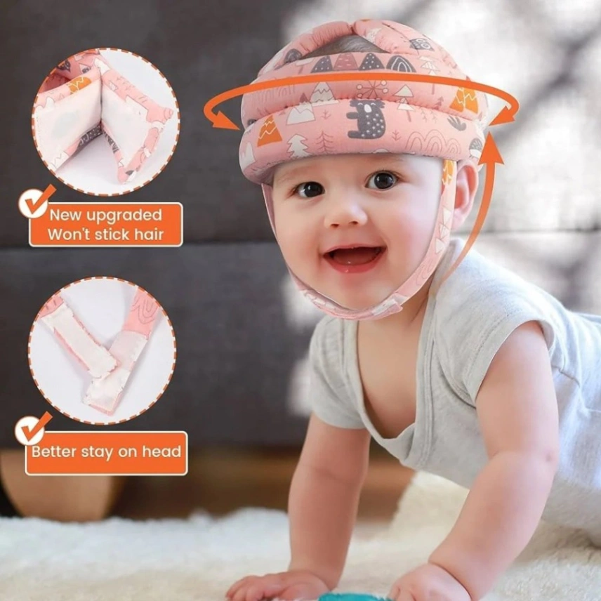 Kids Safety Head protector | Baby Safety Helmet Infant Toddler Breathable &amp; Adjustable Head Cushion| Kids or baby safety Cap 3