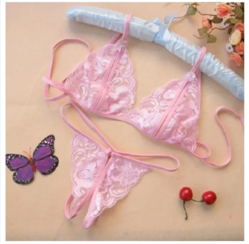 1 set SexyButterfly Lace Net Bikini Set 2
