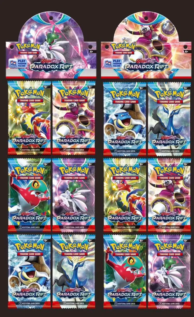 Pokemon TCG Trading Card Game Paradox Rift Set - 4 Packets 32 Cards 4