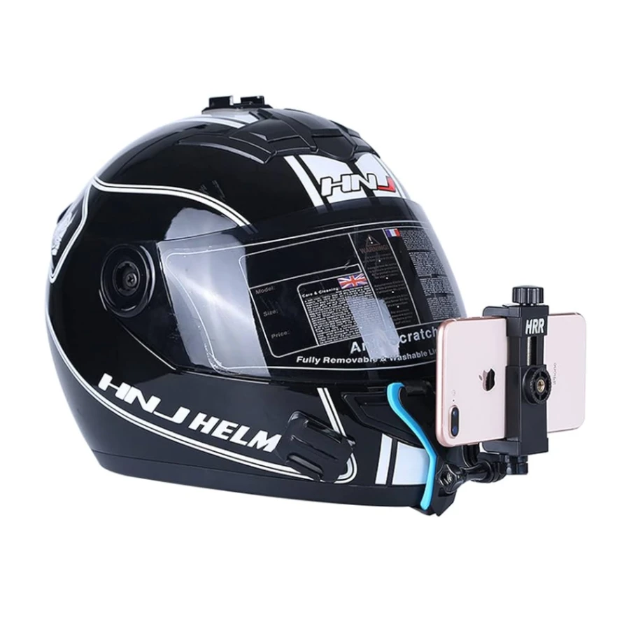 Motorcycle Helmet Chin Mount Holder Bracket for Mobile &amp; GoPro 6
