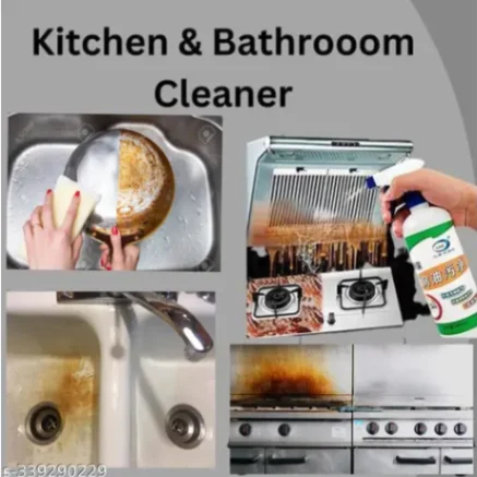 Kitchen Cleaner Spray-450ml, Kitchen Oil &amp; Grease Stain Remover 4