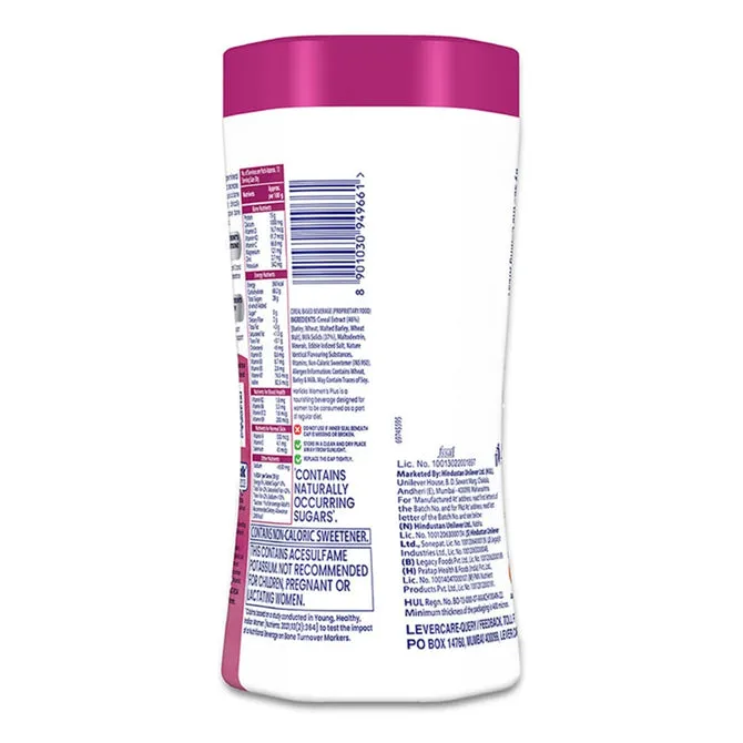 Women's PLUS Horlicks Health and Nutrition Drink Jar 400g 5