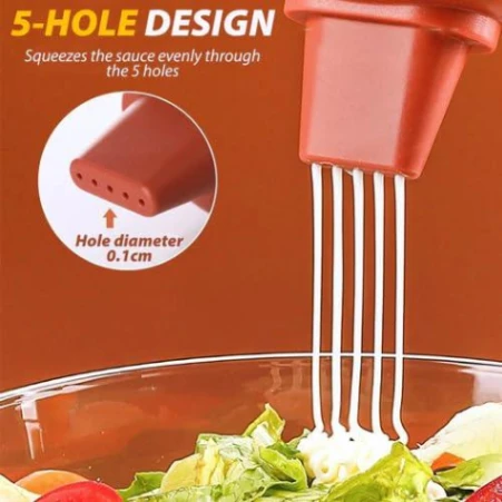 Squeeze Bottle Condiment Bottles Hot Sauce Dispenser Refillable Multipurpose Kitchen Tools 3