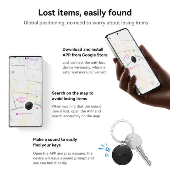 HOCO E96A Airtag Trackers for Android Phones. 3