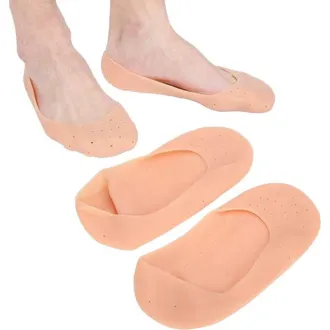 Image of Anti Crack Full Length Silicone Foot Protector Moisturizing Socks