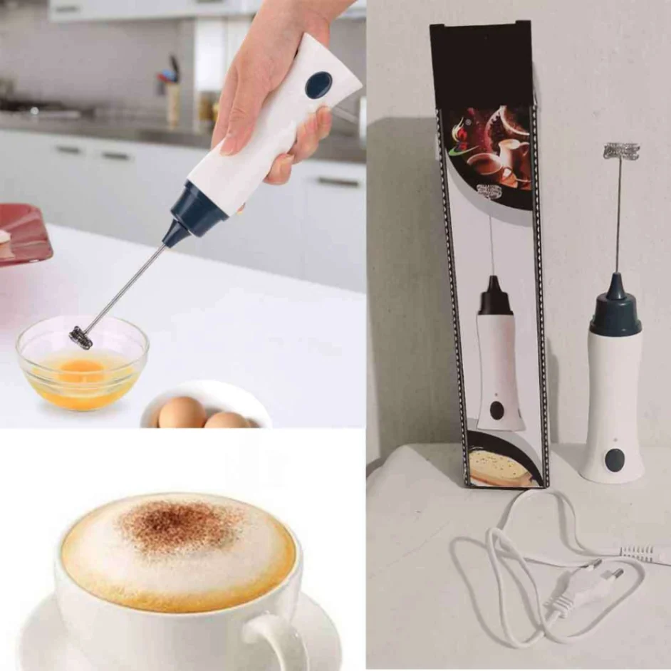 Hand Liquid Mixer foamer and Coffee Maker Juice Maker Rechargeable 2