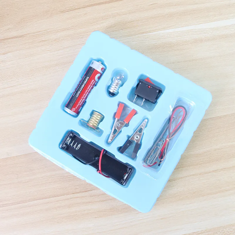 Science Box Easy Electric Circuit Experiment Kit Practice Science Learning Skills Teaching Age 6-10 Science Toolkit 5