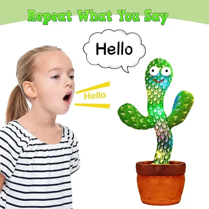 Electric Dancing recoding talking Cactus Toys for Baby Including 120 Songs 5