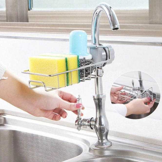 Faucet Rack Kitchen Sink Organizer Holder-1Pcs 6