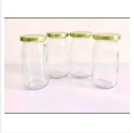 Glassware food jar food container glass jar 500 gm 4 pieces 1