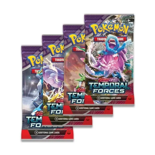 Pokemon TCG Trading Card Game Temporal Forces Set - 4 Packets 32 Cards 2