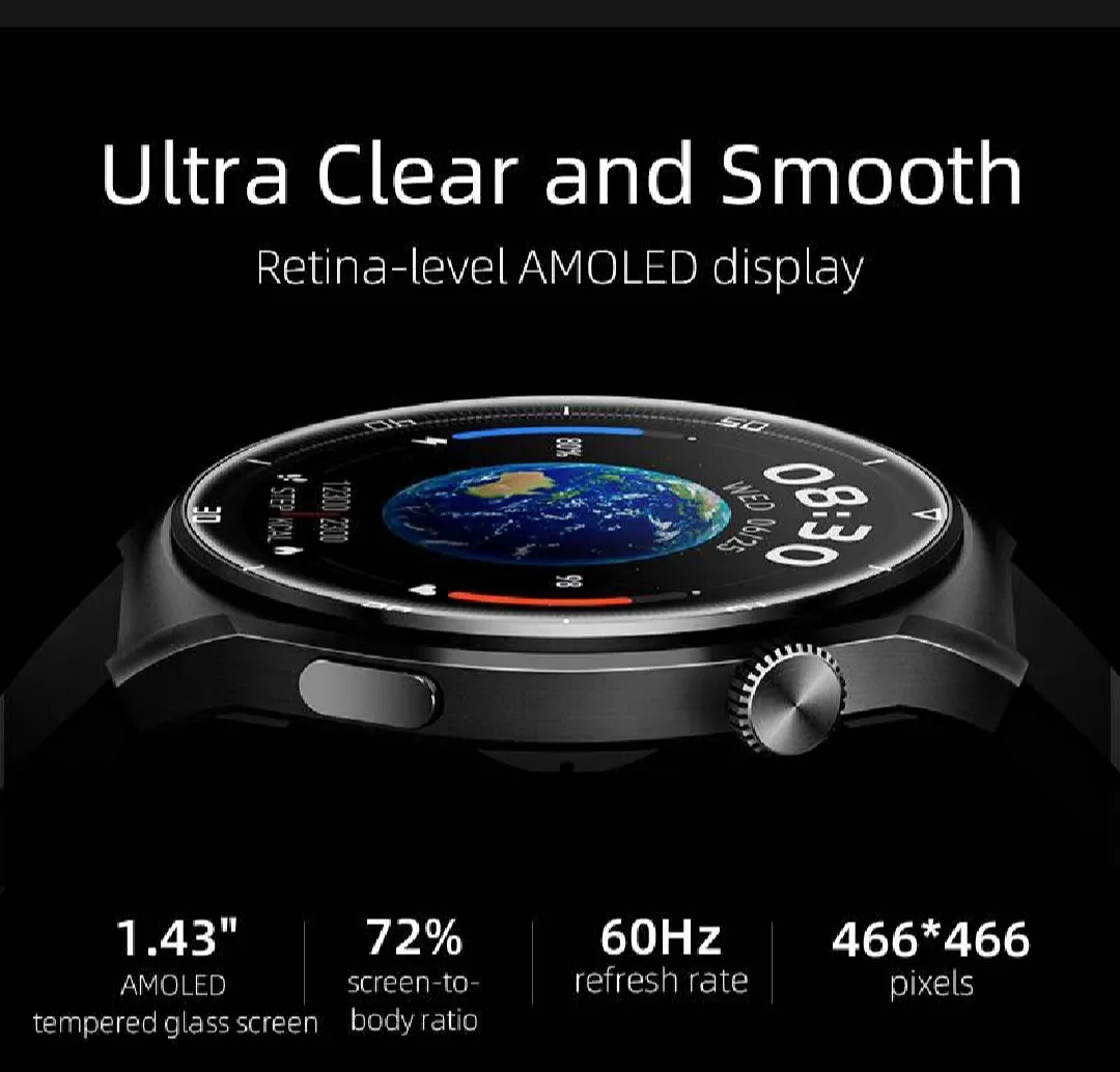 QCY GT 2 Smart Watch Retina Amoled Display 4