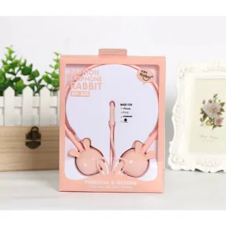 Cute Rabbit Cartoon Stereo Earphone Headphone with Ear-hook 6