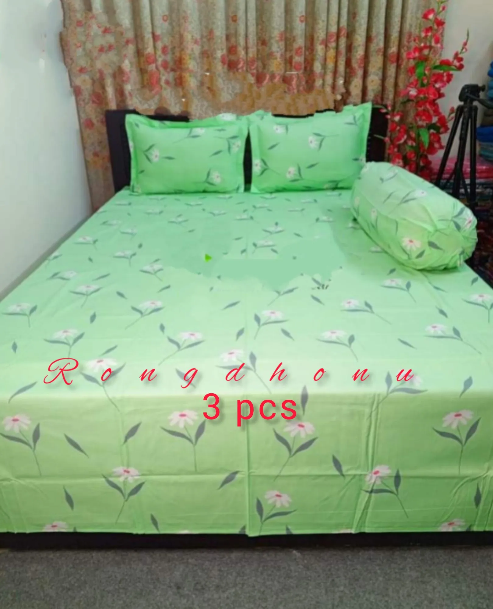 exclusivehome tax bed sheet size 7 5 8 5 King size with two pillow cover 2