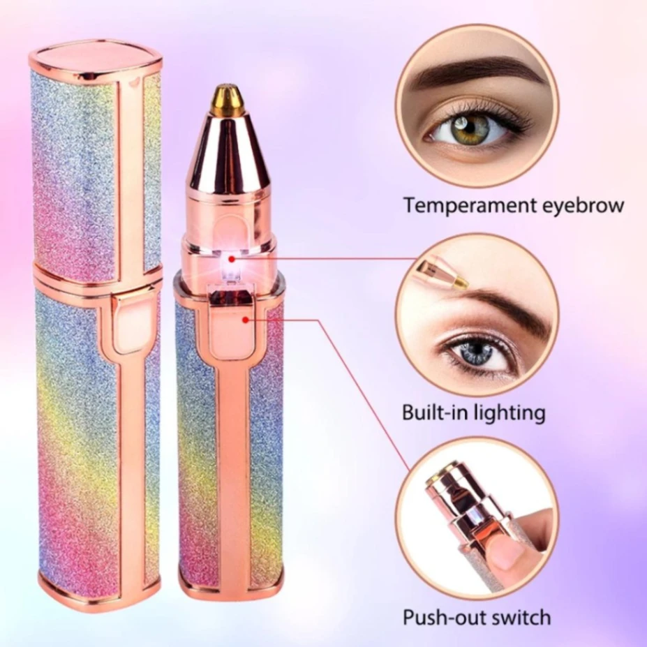 2 in 1 Electric Eyebrow Trimmer, Blawless Facial Hair Remover 6