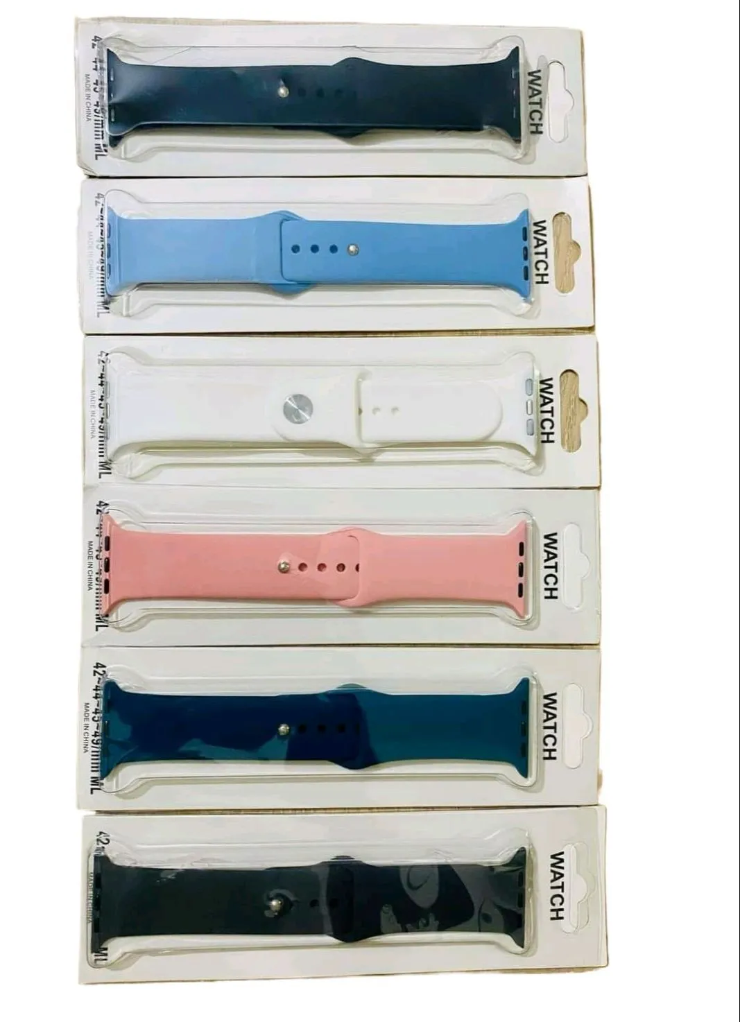 42 44 45 49mm plain Silicon strap for apple watch ultra all series 1