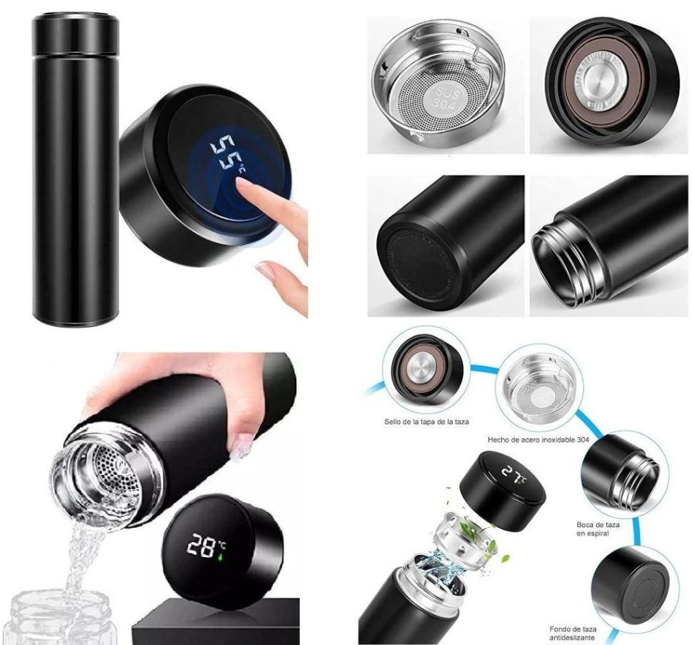 Smart LED Display Water Bottle Feature 5