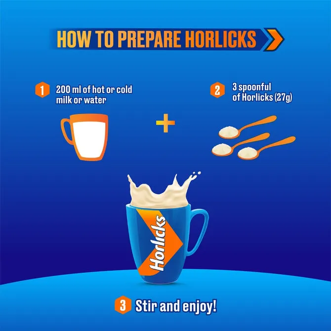 Standard Horlicks Health and Nutrition Drink Super Value Pack 400g 5