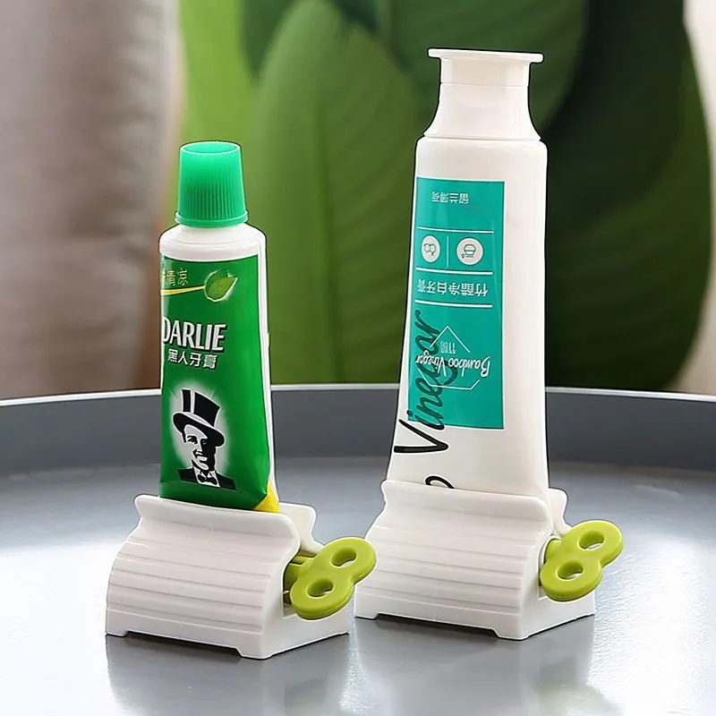 Toothpaste Roller Dispenser Squeezer Hair Color Dye Tube Wringer Bathroom Tool 6