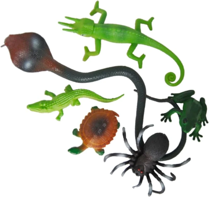 6pcs Realistic Plastic Animal Toys for Educational &amp; Fun Animal for Kids Toy Set 5